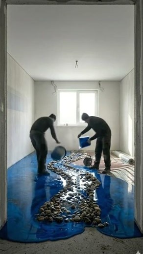 Heated Floor + Epoxy Pour 😳 Insane Transformation You Must See!