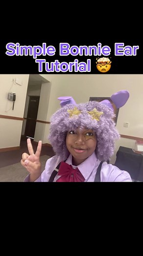 Yippie guys I finally finished making my Bonnie Ear tutorial. If you want a tutorial on any of the other characters, then let me know! #bonniecosplay #glamrockfreddy #cosplaytutorial #fnafcosplay #bonniefnaf #fnafmovie #securitybreach #halloweencostume