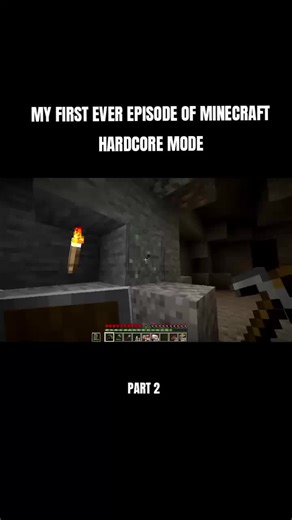 MY FIRST EVER EPISODE OF MINECRAFT HARDCORE MODE #MINECRAFT #viral #fyp #minecraft #minecraftbuilding credit to @aCookieGod