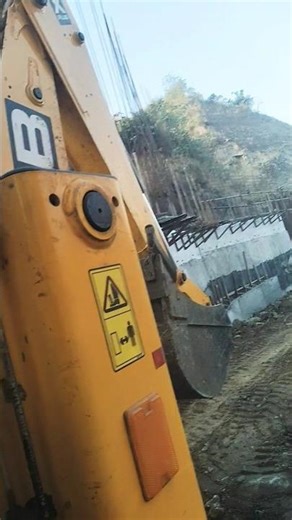 JCB backward loader Mumbai local work Pat 7 #jcb