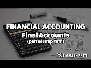 Final Accounts Video Lecture - Accounting for A Level