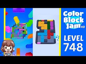 Color Block Jam Level 748 Solution Walkthrough