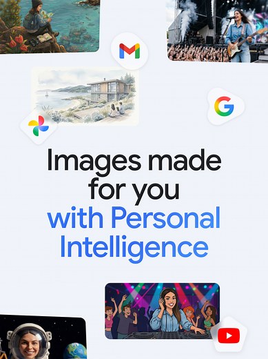 Gemini's Personal Intelligence: Tailored Image Creation