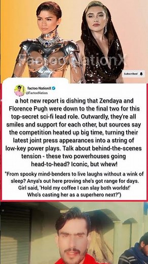 Zendaya vs Florence Pugh: The Secret Sci-Fi Role That Sparked a Hidden Hollywood Rivalry