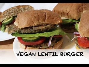 EASY AND DELICIOUS VEGAN LENTIL BURGERS!
