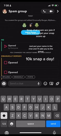 #snapchat #spamaccount #addmeonsnap