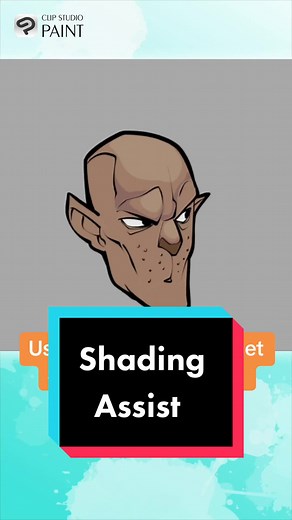 Have you tried the Shading Assist yet? If not, watch this video by Dado to see how it works! #comicartist #digitalartist #coloring #clipstudiopaint