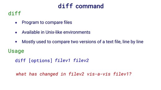 diff, patch and vimdiff commands in Linux