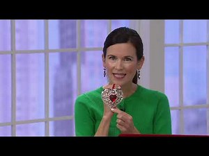 Lenox Set of 5 Silver Plated Crystal Ornaments with Gift Boxes on QVC