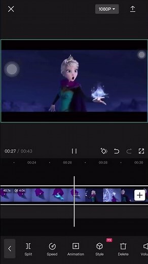 Frozen Let It Go but it goes faster but I speeded it up 4x faster.