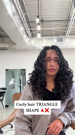 The Solution to Triangle Shaped Curly Hair Revealed | Curly Cut for More Volume