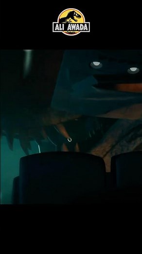 T-REX enters plane! #jurassicpark #blender #horrormovies