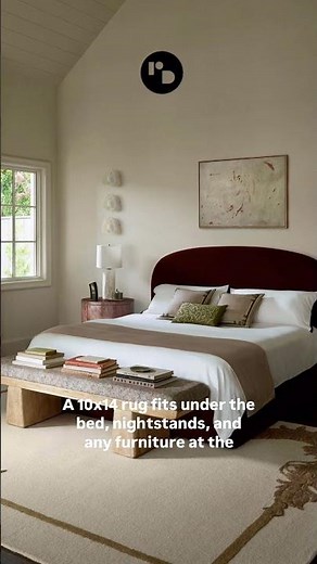 What size rug works best under a king bed?