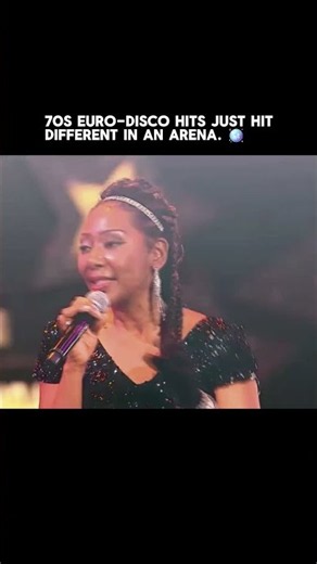 70s euro-disco hits just hit different in an arena.