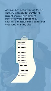 This little one was born with a birth defect, which could lead to a host of health problems as he grows up, including a higher risk of developing cancer. Fixing this little birth defect is an easy surgery but, unfortunately, it’s not as urgent as other children who come in with emergency surgeries. Every time this happens, Adriaan and other little ones like him, have to get their surgeries rescheduled. After waiting for two years, Adriaan is finally getting the surgery he needs thanks to the Wee