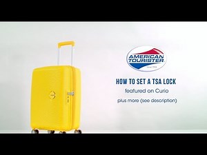 American Tourister TSA Lock Instruction video - Curio
