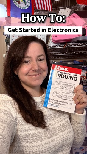 Inga | Electronics & Robotics | Don’t know where to start? Start small and simple with @arduino.cc and @makemagazine ❤️ Truly made for beginners 🙌 #electronics #robotics... | Instagram