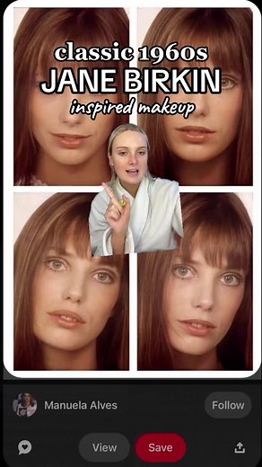 1960s Girl Next Door Makeup Inspired by Jane Birkin