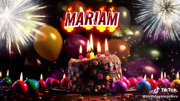 Happy Birthday Mariam 🎈 | Birthday Celebrations & Songs Compilation