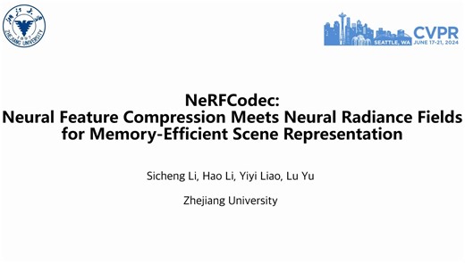 CVPR2024-NeRFCodec