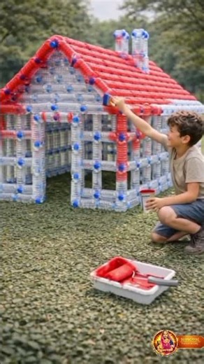 I Built A House Using Only Plastic Bottles