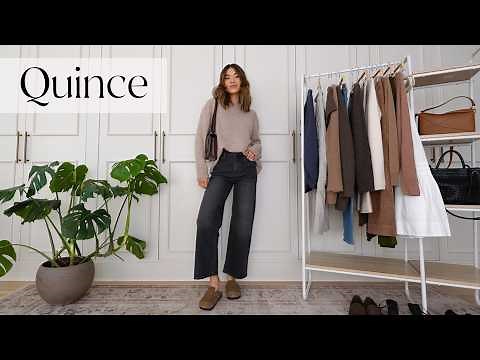 THE ULTIMATE QUINCE FALL SHOPPING GUIDE | What sweaters, jeans, and accessories to get from Quince!