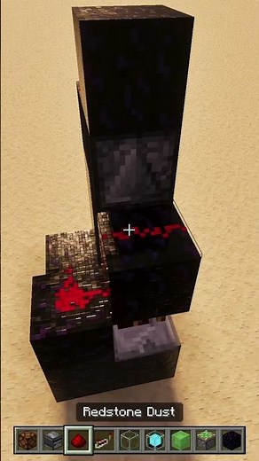 simple triple piston extender tutorial #minecraftpe #redstone #minecraftbedrock #minecrafttutorial