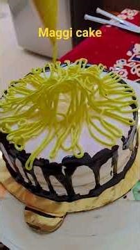 how to make Maggi cake design #bakery#cake #cakedecorating