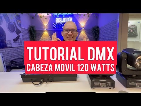 Tutorial for 120-watt LED moving heads with DMX