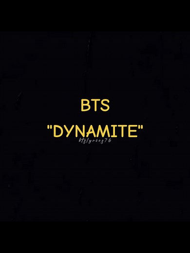 BTS 'Dynamite': Lyrics and Song Insights