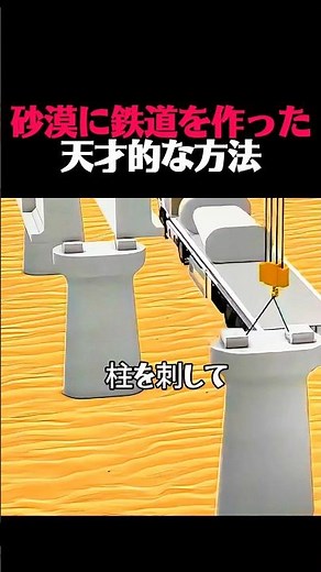 砂漠に鉄道を作った天才的な方法｜タクラマカン砂漠の秘密