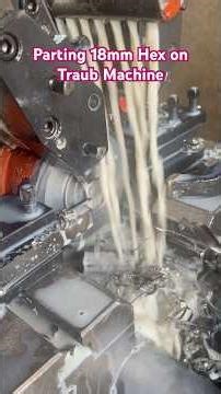 18mm Hex Parting on Traub Machine
