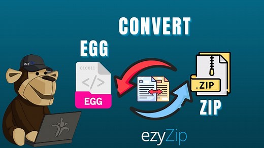 Convert EGG To ZIP Online (No Upload - 100% Private)