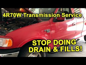 F-150 4R70W FULL TRANSMISSION FLUID CHANGE, F-Series Trucks Explorer Expedition service