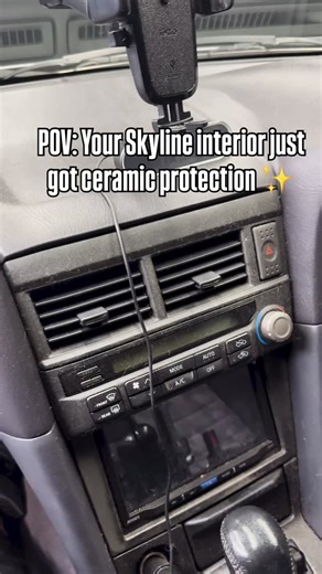 Your interior just leveled up—with true ceramic protection that’s dry to the touch, not greasy. Rapid Ceramic Interior Detailer and Protectant available amazon.com! #cerakote #cerakoteceramiccoatings #autodetailing #ceramiccoating #detailing #gtr #skyline #skylinegtr | Cerakote Ceramic Coatings