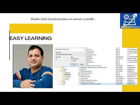 Disable Initial Synchronizations on domain controller