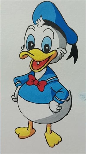 Cute Daisy duck drawing #shorts #daisy #duck