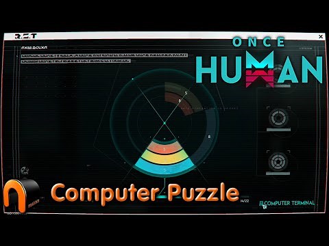 ONCE HUMAN Computer Terminal Puzzle! #OnceHuman