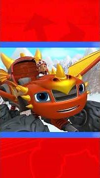 Вспыш и чудо-машинки | Спасение Блэйза с огнём дракона! 🐉🔥 | Nick Jr. Cyrillic #shorts