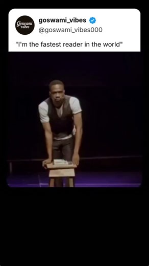 goswami_vibes on Instagram: "The fastest reader in the world is often cited as Howard "Speedy" Berg, who reportedly read over 25,000 words per minute, according to the Guinness World Records. At that speed, he could theoretically read about 100 pages per minute, depending on page length and word density. However, it's worth noting that comprehension at such speeds is debated. Most expert "speed readers" who maintain good understanding typically read between 1,000 and 2,000 words per minute, whic