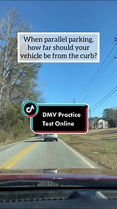 🚘 DMV Practice Test Online: When parallel parking, how far should your vehicle be from the curb? #dmv #dmvtest #dmvpracticetest #drivingtest #driverspermit #drivingpermit #drivinglessons #driverslicense #leftyvlogger