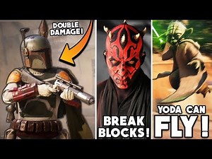 Battlefront 2 - 10 Hero SECRETS the Game Hides from You! (Yoda can FLY, Boba Double Damage & More)