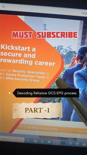 🔴 Reliance GCS Security Specialist | Selection Process EXPOSED 🔥 | Part-1