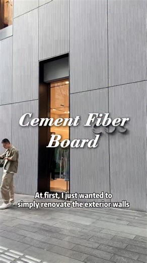 Mark Sun on Instagram: "Cement fiber board can be directly installed on rough walls, and even ordinary craftsmen can handle the construction easily, transforming the space into an industrial-style one in no time.#wallart #homedecor #designer #wallpaper #cementtiles"