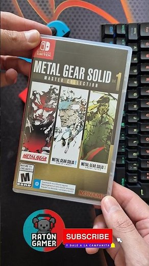 Unboxing Metal Gear Solid Master Collection Vol. 1 - Nintendo Switch #gaming #games