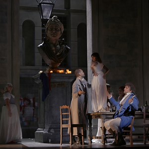 An epic historical drama, showing on the silver screen 🍿 Don't miss The Royal Opera's spectacular production of Andrea Chénier, on big screens around the world. The production's all-star cast includes the incredible Jonas Kaufmann and Sondra Radvanovsky. 🎟 Find your nearest cinema: https://bit.ly/3KAtWiO | Royal Ballet And Opera