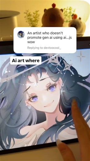 I was accused of AI art but... #art #artist #draw #drawing #digitalart