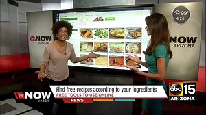 Find free recipes according to your ingredients