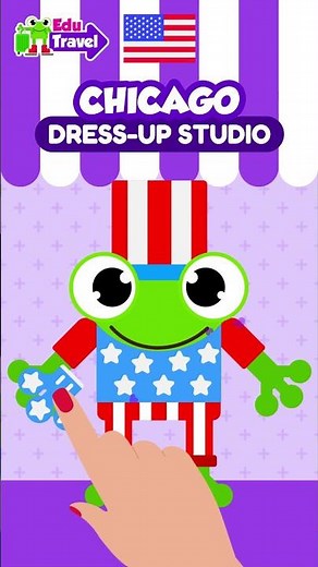 EduTravel: Educational Game for Toddlers: Let’s Explore Chicago | Safe & Fun Learning with CubicFrog