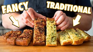 Perfect Homemade Garlic Bread (3 Ways) | Chef Joshua Weissman